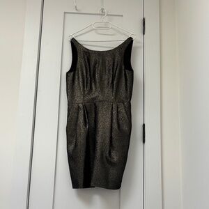 Club Monaco metallic party dress